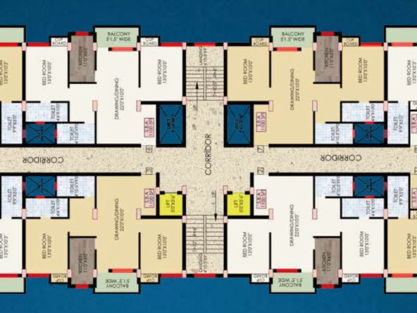 Floor Plan of Block C1-C2